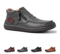 The First Young Driving Boots Men, The First Young Mens Non-slip Arch Support Shoes, for Outdoor & Travel (39,Gray)