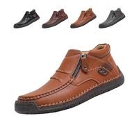 The First Young Driving Boots Men, The First Young Shoes Men, Suitable for Outdoor and Travel (Brown,44)