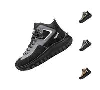 The First Young Hiking Shoes, The First Young Hiking Shoes, Puncture Proof Non Slip Breathable Safety Boots for Men (Grey,44.5)