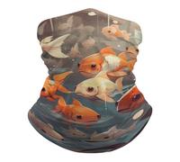 The Fish Are Swimming Around Ghetta da Collo Antivento Headwrap Elastico Sciarpa A Tubo per Pesca Donna Durevole Passamontagna