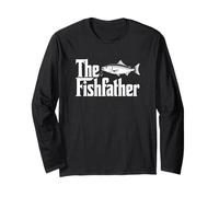The Fishfather - Divertente gioco di parole del padre di pesca Maglia a Manica