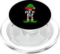 The Fix It Elf - Divertente famiglia natalizia PopSockets PopGrip per MagSafe