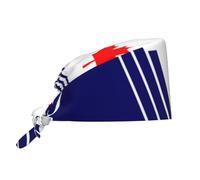 The Flag of Scarborough - Berretto da lavoro regolabile, con elastico sul retro, unisex, perfetto per infermieri e chef