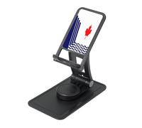 The Flag of Scarborough - Supporto da scrivania regolabile per iPhone e tutti i telefoni, rotazione a 360°, pieghevole integrato, base quadrata