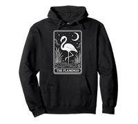 The Flamingo Tarot Card Felpa con Cappuccio