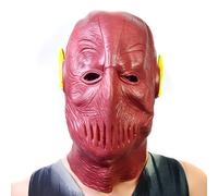 The Flash Allen Mask Latex Full Head Hood Halloween Mask Cosplay Superhero Prop