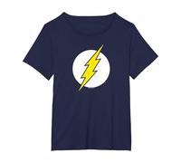 The Flash Classic Maglietta, Donna Plus-Size, Navy, 3X