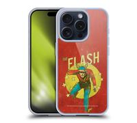 THE FLASH DC COMICS VINTAGE CUSTODIA COVER MORBIDA IN GEL PER APPLE iPHONE