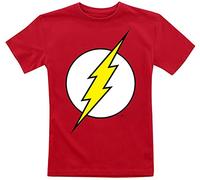 The Flash Logo Bambino T-Shirt Rosso 110/116 100% Cotone