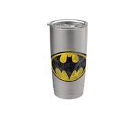 The Flash Movie Batman Logo Distressed Bicchiere termico in acciaio inox doppia parete