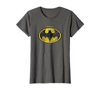 The Flash Movie Batman Logo Distressed Maglietta, Donna, Asfalto, 3XL