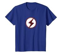 The Flash TV Series Kid Flash Logo Maglietta, Bambini, Blu Reale, 12 Anni