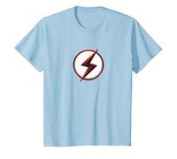 The Flash TV Series Kid Flash Logo Maglietta, Bambini, Celeste, 12 Anni