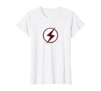 The Flash TV Series Kid Flash Logo Maglietta, Donna, Bianco, XL