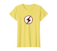 The Flash TV Series Kid Flash Logo Maglietta, Donna, Limone, XS