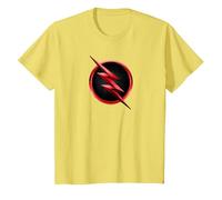 The Flash TV Series Reverse Flash Logo Maglietta, Bambini, Limone, 4 Anni
