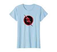 The Flash TV Series Reverse Flash Logo Maglietta, Donna, Celeste, L