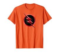 The Flash TV Series Reverse Flash Logo Maglietta, Uomo, Arancio, XL