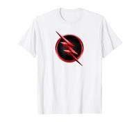The Flash TV Series Reverse Flash Logo Maglietta, Uomo, Bianco, 5XL