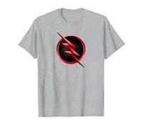The Flash TV Series Reverse Flash Logo Maglietta, Uomo, Grigio Melange, 6XL
