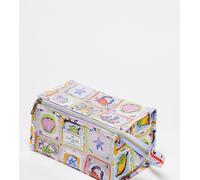 The Flat Lay Co. - Beauty-case in gomma - Summer Tiles - In esclusiva x ASOS-Multicolore No Size