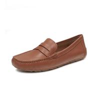 The Flexx Penny Loafer - Mocassini In Pelle Marrone - Donna Scarpe