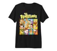 The Flintstones Character Squares Maglietta Premium