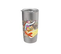 The Flintstones Coming Through Bicchiere termico in acciaio inox doppia parete