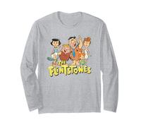 The Flintstones Family And Logo Maglia a Manica