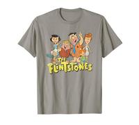 The Flintstones Family And Logo Maglietta