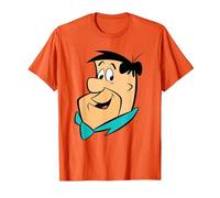 The Flintstones Fred Face Maglietta, Uomo, Arancio, 3XL