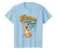 The Flintstones Fred Flintstone Yabba Dabba Doo Maglietta, Bambini, Celeste, 2 Anni