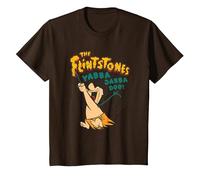 The Flintstones Fred Flintstone Yabba Dabba Doo Maglietta, Bambini, Marrone, 8 Anni