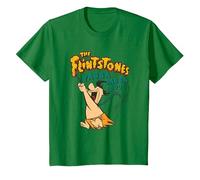 The Flintstones Fred Flintstone Yabba Dabba Doo Maglietta, Bambini, Verde Mela, 2 Anni