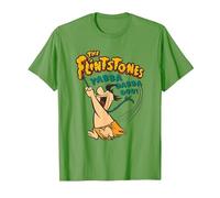 The Flintstones Fred Flintstone Yabba Dabba Doo Maglietta, Uomo, Erba, S