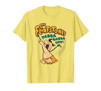 The Flintstones Fred Flintstone Yabba Dabba Doo Maglietta, Uomo, Limone, 3XL