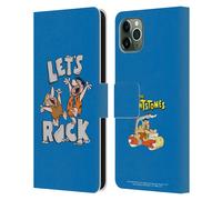 THE FLINTSTONES GRAFICHE CUSTODIA COVER A PORTAFOGLIO PER APPLE iPHONE TELEFONI