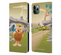 THE FLINTSTONES PERSONAGGI CUSTODIA COVER PORTAFOGLIO IN PELLE PER APPLE iPHONE
