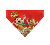 The Flintstones Pet Bandana Fruity Pebbles Fred and Barney Rubble Cereal Box Pri