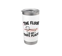 The Floor Is My Safe Place Bicchiere termico in acciaio inox doppia parete