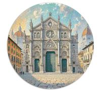 The Florence Cathedral 1000 Pezzi Jigsaw Architecture Forma Rotonda Puzzle Per Adulti O Bambini Puzzle Creativo Arte Ecofriendly 1000pcs (67.5x67.5cm)