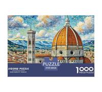 The Florence Cathedral 1000 Pezzi Puzzle Architecture Per Famiglie Qualità Premium Collection Sfida Mentale Relax 38x26cm/1000pcs