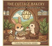 The Fluffy Barista's Cozy Café: A Charming & Relaxing Adult Coloring Book: Featuring a fluffy cat proprietor, oversized teacups, sleepy corgis, ... designed for stress relief and relaxation.