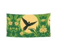 The Flying Bird Bandiera stampata da appendere - 177,8 x 88,9 cm - Festone natalizio per feste e riunioni - 180 x 90 cm