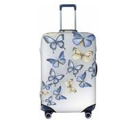 The Flying-Up Butterflies - Coperture elastiche per valigie da viaggio, 45-81 cm, Nero , XL