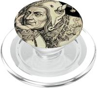 The Fool Jester in Court Intrattenitore Medievale Commedia Divertente PopSockets PopGrip per MagSafe