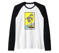 The Fool Tarot Card Maglia con Maniche Raglan