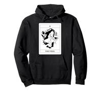 The Fool Tarot Card Occulto Cosmic Wanderer Gotico Felpa con Cappuccio