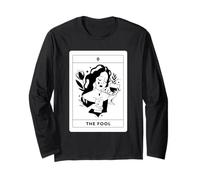 The Fool Tarot Card Occulto Cosmic Wanderer Gotico Maglia a Manica