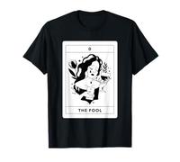 The Fool Tarot Card Occulto Cosmic Wanderer Gotico Maglietta